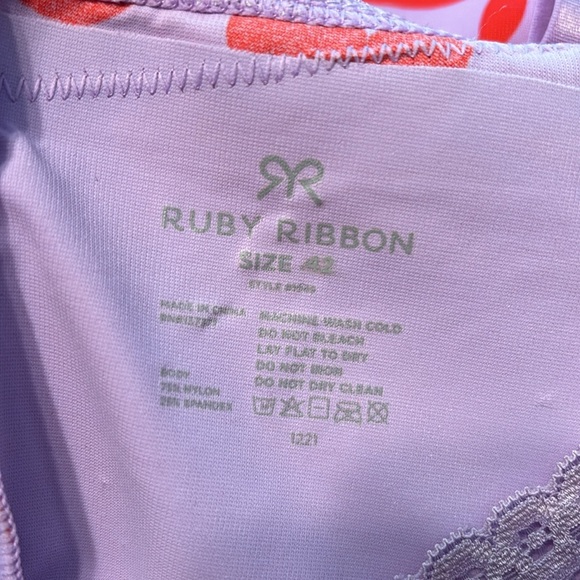 Ruby Ribbon full support compression camisole tank top sz 42 shapewear - Picture 7 of 10